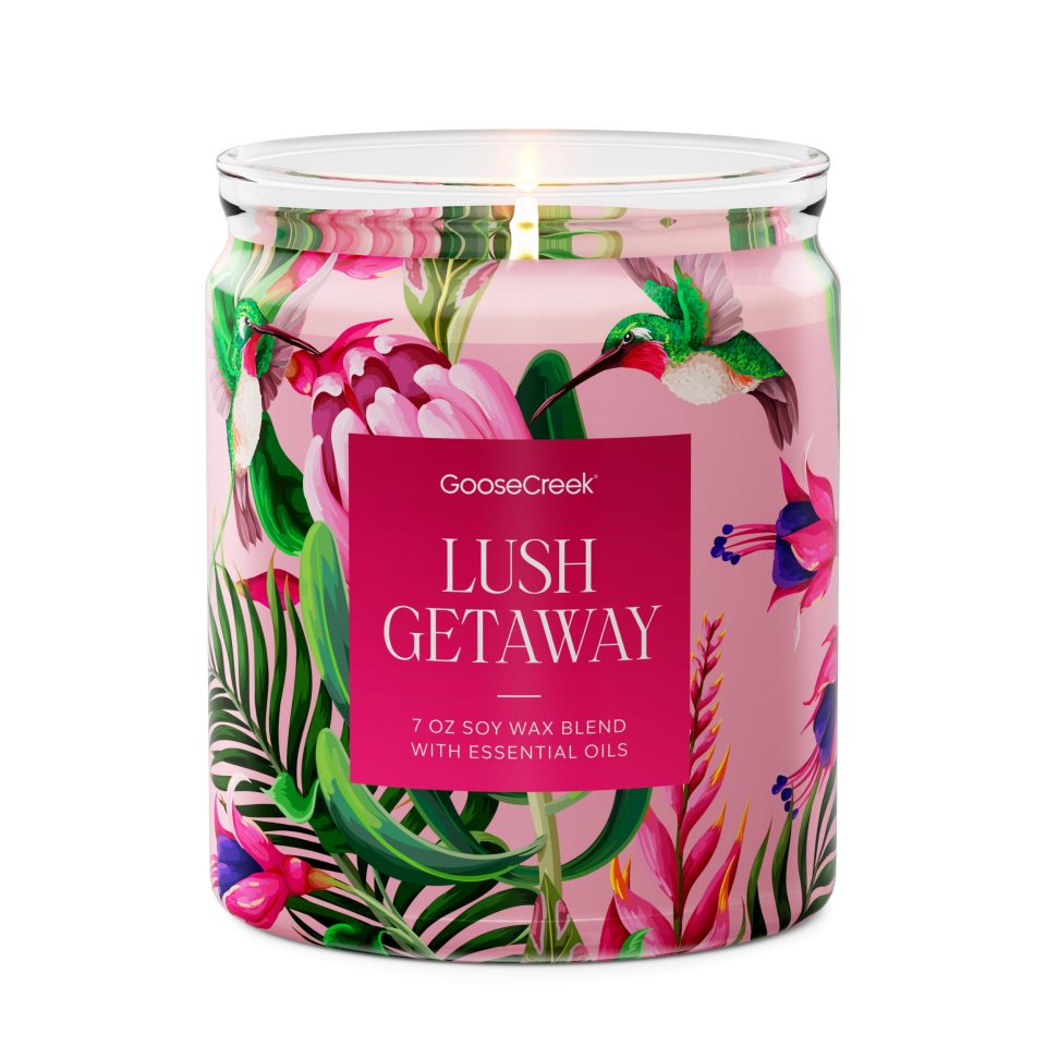 Lush Getaway 7oz Single Wick Candle