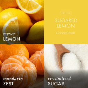 Sugared Lemon Odor Eliminating 3-Wick Candle
