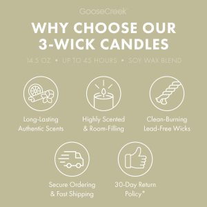 Warm & Welcome Odor Eliminating 3-Wick Candle