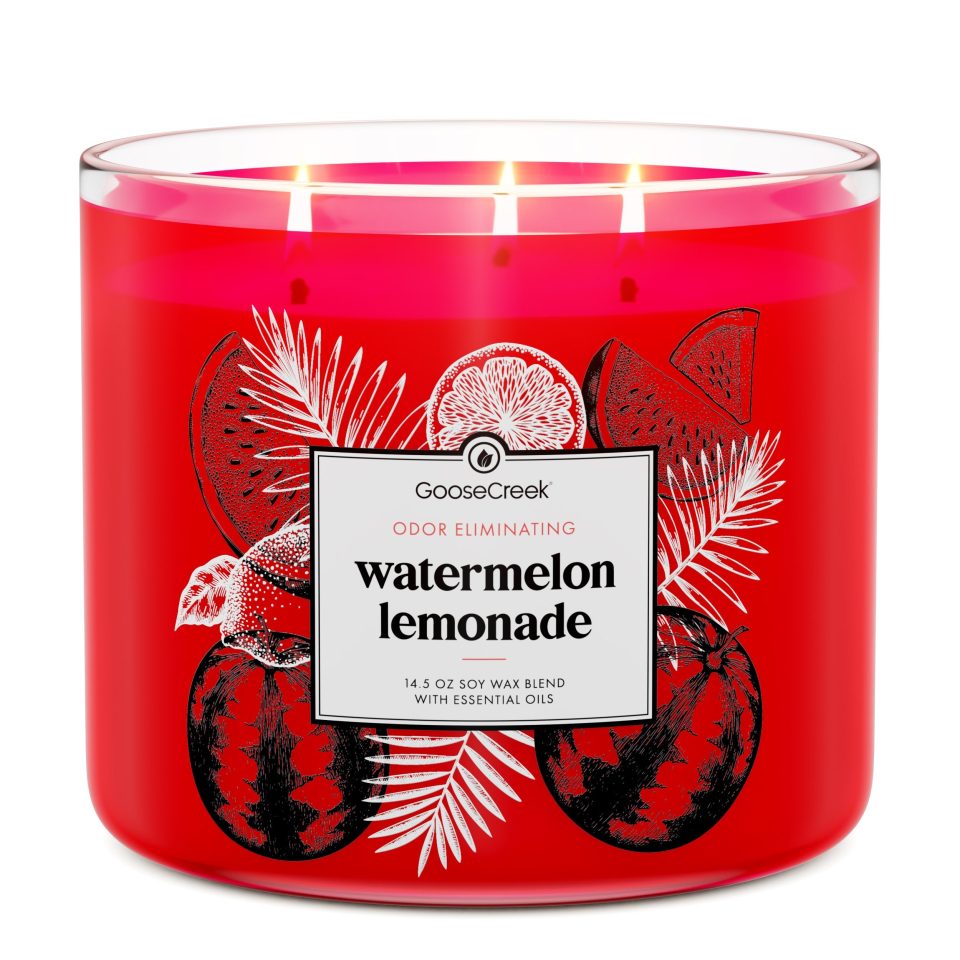 Watermelon Lemonade Odor Eliminating 3-Wick Candle