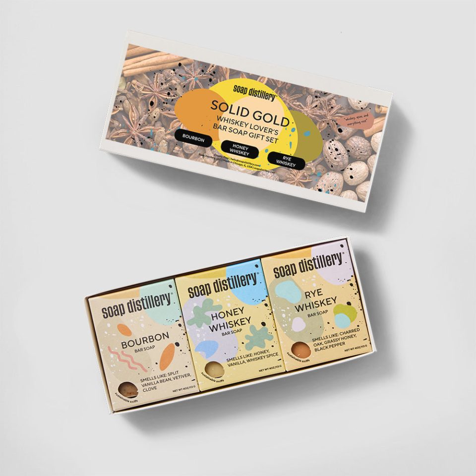 Solid Gold Three Soap Gift Set